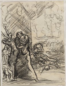 Ilden i Louvain af Auguste Louis Lepère