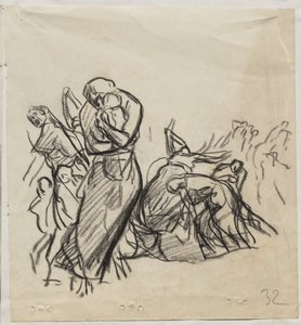 Ilden i Louvain af Auguste Louis Lepère