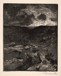 Franchard-dalen. af Auguste Louis Lepère