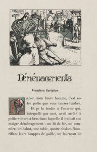Landskaber og gadehjørner: At bevæge sig af Auguste Louis Lepère