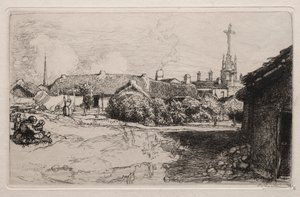 Golgata, St. Jean-de-Mont af Auguste Louis Lepère