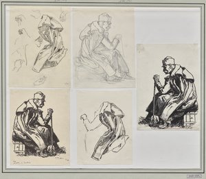 Kong Peter af Serbien af Auguste Louis Lepère