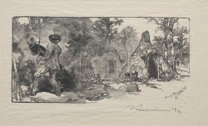 Charbonnieres af Auguste Louis Lepère
