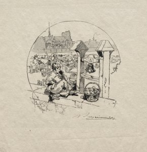 Æblemarked, nr. 2. af Auguste Louis Lepère