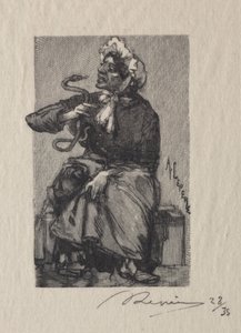 Slangernes købmand af Auguste Louis Lepère