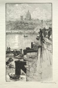Montagne Ste. Genevieve af Auguste Louis Lepère