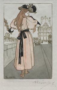 Paris Almanac, 1897: Forår, 1897. af Auguste Louis Lepère