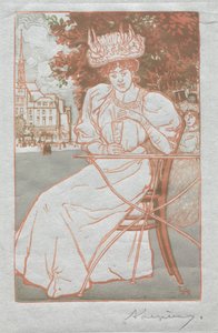 Paris Almanak, 1897: Sommer af Auguste Louis Lepère