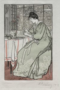 Paris Almanak, 1897: Vinter af Auguste Louis Lepère