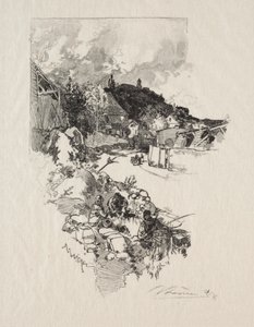 Vejen til Versailles. af Auguste Louis Lepère