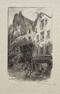 Galande gade af Auguste Louis Lepère