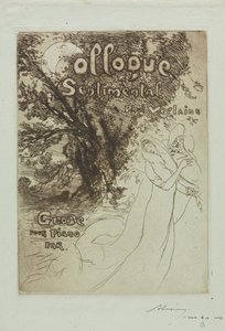 Sentimental Samtale af Paul Verlaine af Auguste Louis Lepère