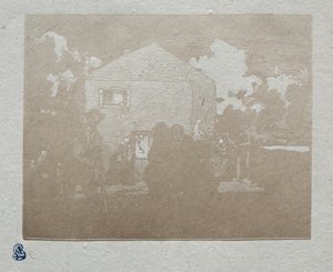 Tiggerne ved det sidste hus, 1905. af Auguste Louis Lepère