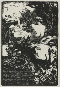 Kentauren af Auguste Louis Lepère
