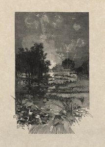 Festivalen for pligtofrene, 1884. af Auguste Louis Lepère