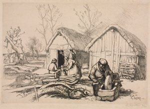 Skovhuggerhuset (Vendée) af Auguste Louis Lepère