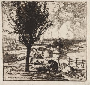 Ønsker fra Jouy-le-Moutier, 1893. af Auguste Louis Lepère
