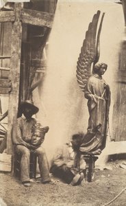 [Passionens engel, Sainte-Chapelle, Paris], 1853-1854.
