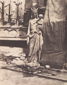 [Skulptur af Jomfru og Barn, Notre Dame, Paris], 1853-1854.