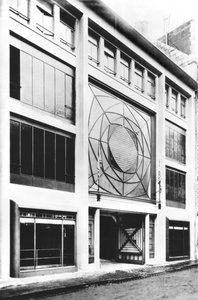 Garage i Rue de Ponthieu, designet af Auguste Perret (1874-1954) 1906 (s/h-foto)