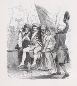 Fjortende juli, fra The Complete Works of Béranger, 1836. Skaber: Auguste Raffet, Lacoste, Eugène Guillaumot. af Auguste Raffet, Lacoste, Eugène Guillaumot