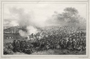 Album for 1835: Firkantet forsænket... af Auguste Raffet