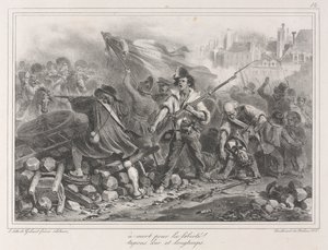 Album fra 1831: Frihed eller død! af Auguste Raffet