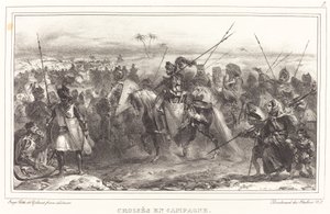 Korsfarere på landet af Auguste Raffet