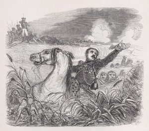 Poniatowski fra The Complete Works of Béranger, 1836. af Auguste Raffet