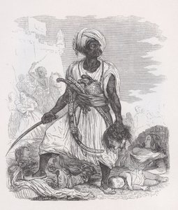 Psara fra The Complete Works of Béranger, 1836. af Auguste Raffet