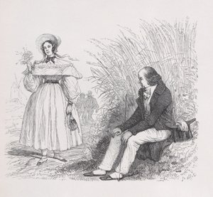 Folkets datter fra Bérangers samlede værker, 1836 af Auguste Raffet