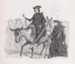 Missionærerne fra The Complete Works of Béranger, 1836. af Auguste Raffet