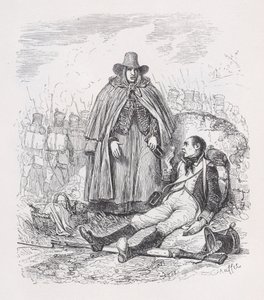 Vivandière fra The Complete Works of Béranger, 1836. af Auguste Raffet