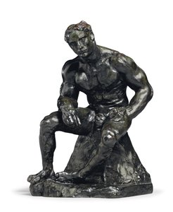 Amerikansk atlet; Atlet Americain, 1901; c. 1927-1935 af Auguste Rodin