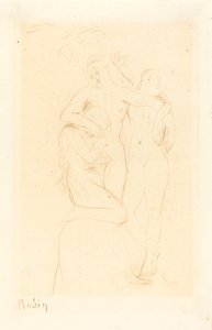 Sjæle i skærsilden, 1893. af Auguste Rodin
