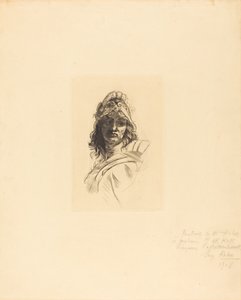 Buste de Bellone, 1883. af Auguste Rodin
