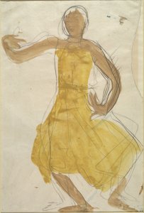 Danser fra Det Kongelige Cambodjanske Ballet af Auguste Rodin