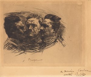 Henri Becque af Auguste Rodin