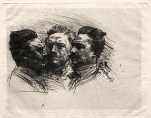 Henry Becque. af Auguste Rodin
