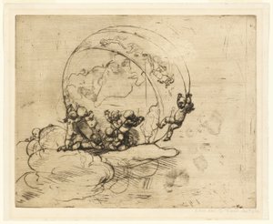 Elsker at vende verden af Auguste Rodin