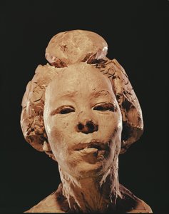 Madame Hanako, 1908 (ler) af Auguste Rodin