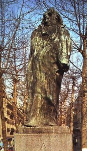 Monument til Honore de Balzac (1799-1850) (bronze) af Auguste Rodin