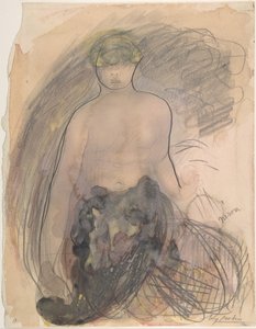 Nero, 1900-1910. af Auguste Rodin