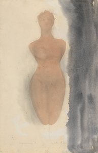 Oprindelsen af den græske vase, 1900-1910. af Auguste Rodin