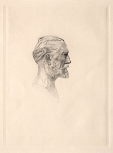 Portræt af Antonin Proust. af Auguste Rodin