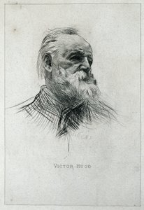 Portræt af forfatteren Victor Hugo af Auguste Rodin
