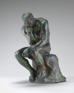 Tænkeren Tænkeren, model 1880, støbt 1901. af Auguste Rodin