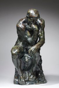 Tænkeren, ca. 1880. af Auguste Rodin