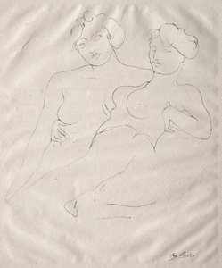 To figurer af Auguste Rodin