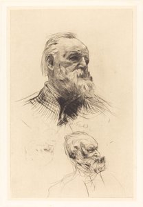 Victor Hugo, Three Quarters af Auguste Rodin